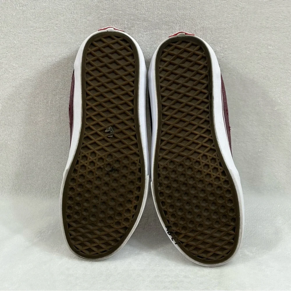Vans Pro Ultracush Skateboard Maroon Low Top Sneakers Shoes Mens 6.5 Womens 8. - Picture 7 of 13